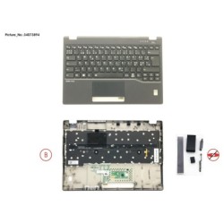 34073894 - UPPER ASSY INCL. KEYB NORDIC W.FP(TBT)