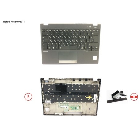34073914 - UPPER ASSY INCL. KEYB RUS.US FOR PV