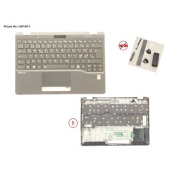 34074010 - UPPER ASSY INCL. KEYB NORDIC W.FP(TBT)