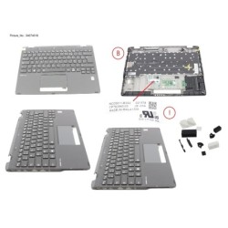 34074018 - UPPER ASSY INCL. KEYB FRANCE W.FP(ALT)