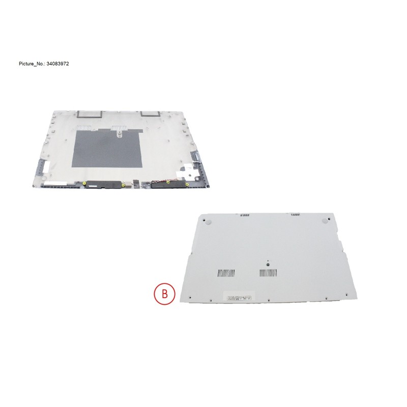 34083972 - LOWER ASSY W. SIM CARD SLOT