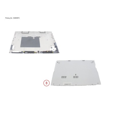 34083972 - LOWER ASSY W. SIM CARD SLOT