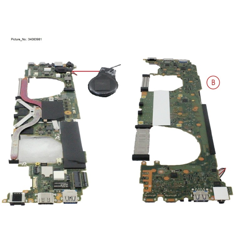 34083981 - MAINBOARD ASSY I7 - 1370P - 32GB