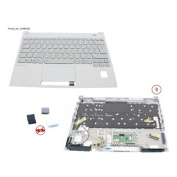 34084009 - UPPER ASSY INCL. KB ITALIAN WHITE W. PV