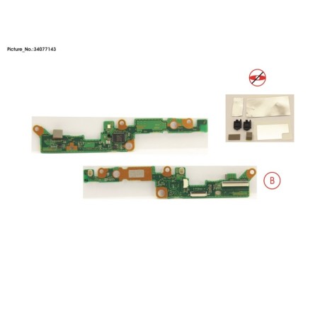 34077143 - SUB BOARD. MIC (FOR LTE)