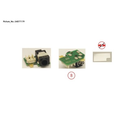 34077179 - SUB BOARD. DC.IN CONNECTOR