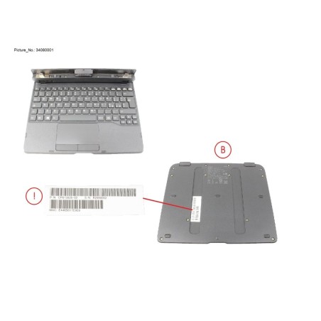34080001 - KEYBOARD DOCKING ITALY W. UKCA
