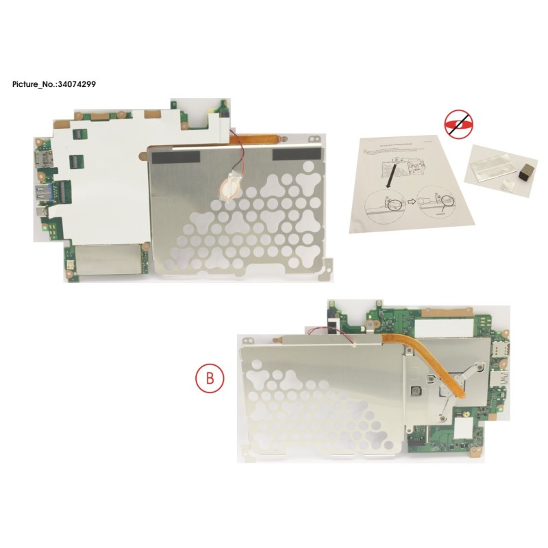 34074299 - MAINBOARD ASSY CEL N4100 . 8GB (LTE)
