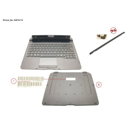 34076774 - KEYBOARD DOCKING DENMARK W. BL