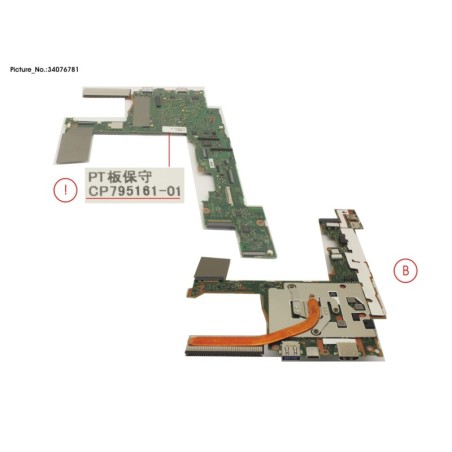 34076781 - MAINBOARD ASSY I5-10310U.16GB.SIM SLOT