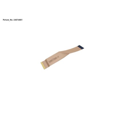 34076801 - FPC. SUBBOARD AUDIO.USB