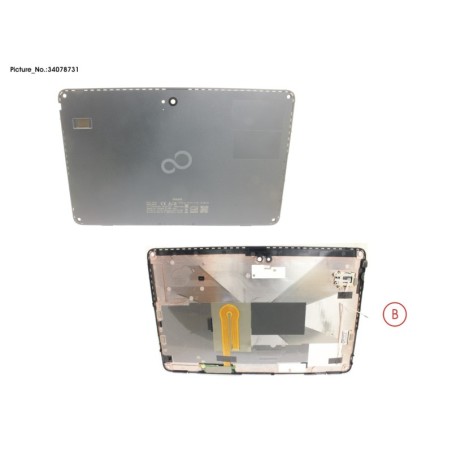 34078731 - LCD BACK COVER W. FINGERPRIN. SCREW