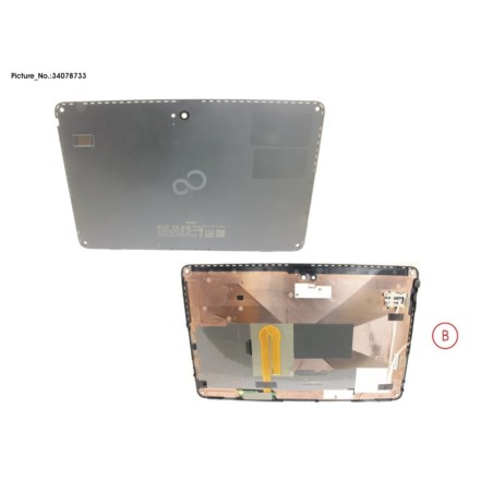 34078733 - LCD BACK COVER FOR SIM W. FNG. SCREW