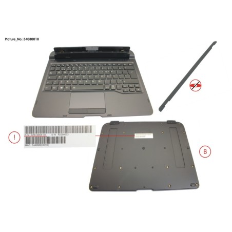 34080018 - KEYBOARD DOCKING ITALY W. BL. UKCA