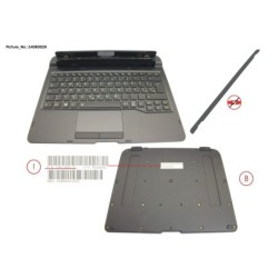 34080028 - KEYBOARD DOCKING EAST EUROPE W. BL. UKCA