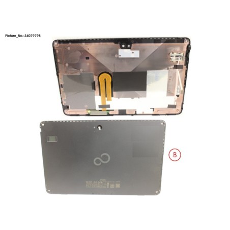 34079798 - LCD BACK COVER W. FINGERPRINT