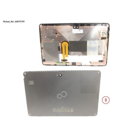 34079799 - LCD BACK COVER W. FINGERPRINT.SIM ICON