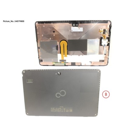 34079800 - LCD BACK COVER W. FNG (SECBIO)