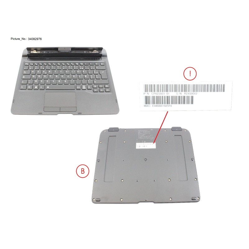 34082976 - KEYBOARD DOC FRANCE W. BL.UKCA.NEW WIN K