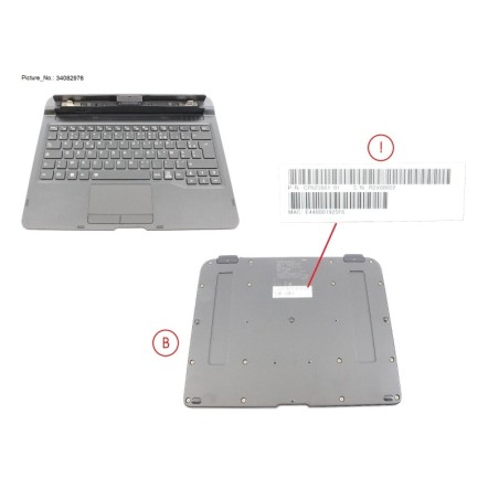 34082976 - KEYBOARD DOC FRANCE W. BL.UKCA.NEW WIN K