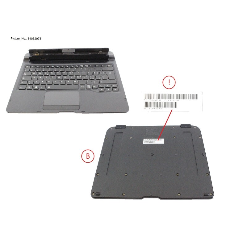 34082978 - KEYBOARD DOC ITALY W. BL.UKCA.NEW WIN K