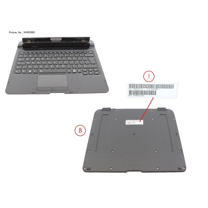 34082982 - KEYBOARD DOC US W. BL.UKCA.NEW WIN K