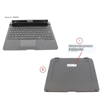34082982 - KEYBOARD DOC US W. BL.UKCA.NEW WIN K