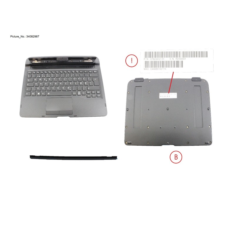 34082987 - KEYBOARD DOC DENMAR  W.BL.UKCA.NEW WIN K