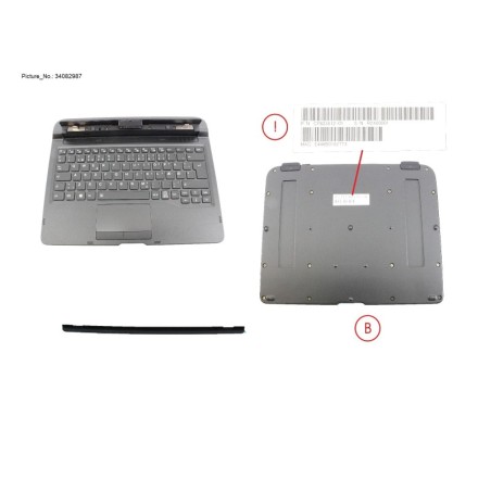 34082987 - KEYBOARD DOC DENMAR  W.BL.UKCA.NEW WIN K