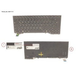 34071714 - KEYBOARD GERMAN W. BL