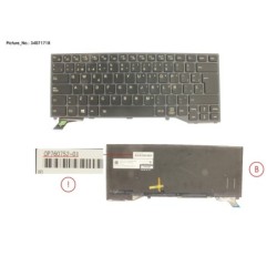 34071718 - KEYBOARD SPAIN W. BL