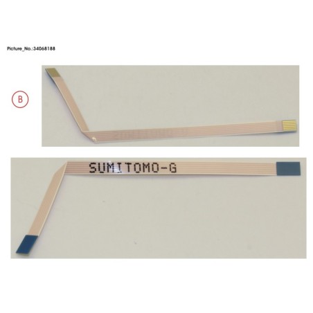 34068188 - FPC. SUB BOARD TP BUTTONS KB DOCKING