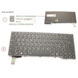 34068199 - KEYBOARD ITALY W. BL