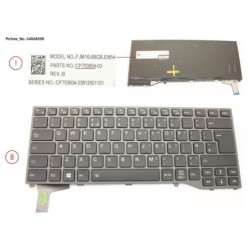 34068200 - KEYBOARD UK W. BL