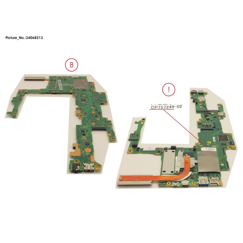 34068213 - MAINBOARD ASSY I5-8350U . 8GB