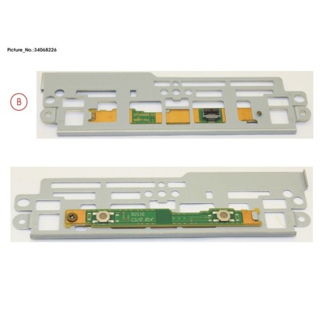 34068226 - SUB BOARD. TP BUTTONS ASSY KB DOCKING