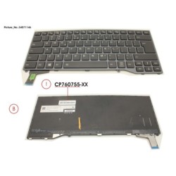 34071146 - KEYBOARD US W.BL