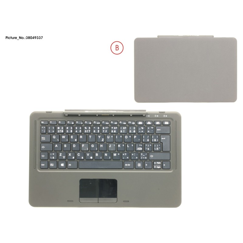 38049337 - MAGN. KEYBOARD CZECH.SLO