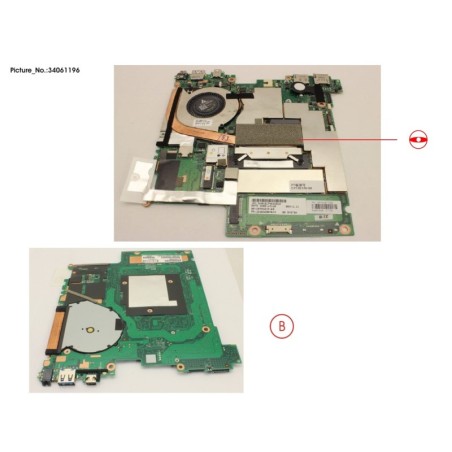 34061196 - MAINBOARD I7-7600U.16GB (VPRO)
