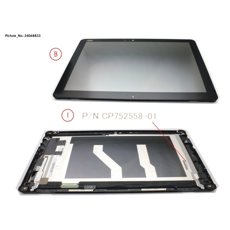 34068833 - LCD ASSY.AG INCL.TP AND DIGI FOR FP