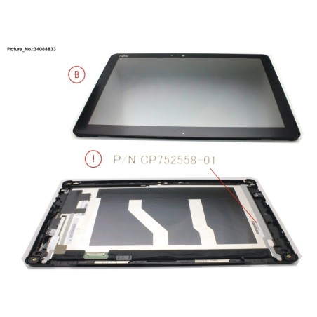 34068833 - LCD ASSY.AG INCL.TP AND DIGI FOR FP