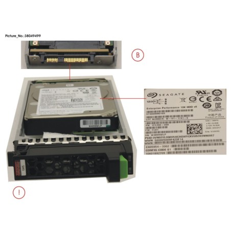 38049499 - DX S4 HD DRIVE 2.5   900GB 10K