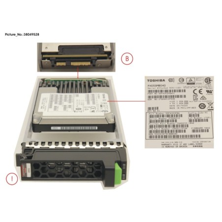 38049528 - DX MLC SSD SAS 2.5  400GB 12G