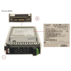 38049527 - DX MLC SSD SAS 2.5  7.68TB 12G