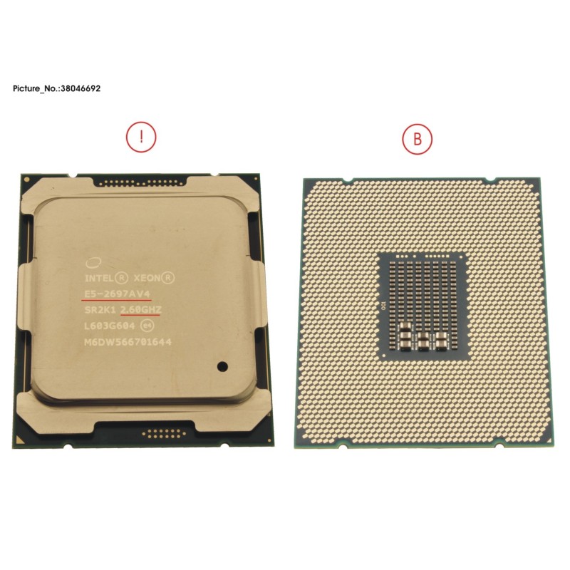 38046692 - CPU XEON E5-2697AV4 2.6GHZ 145W