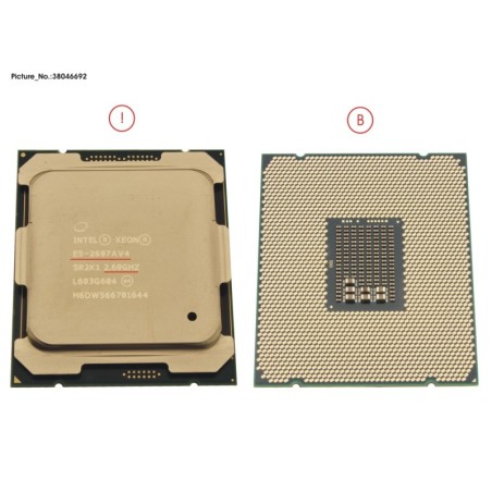 38046692 - CPU XEON E5-2697AV4 2.6GHZ 145W