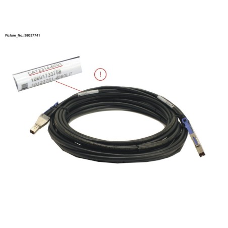38037741 - SAS CABLE 6.0M MINI SAS HD-MINI SAS HD