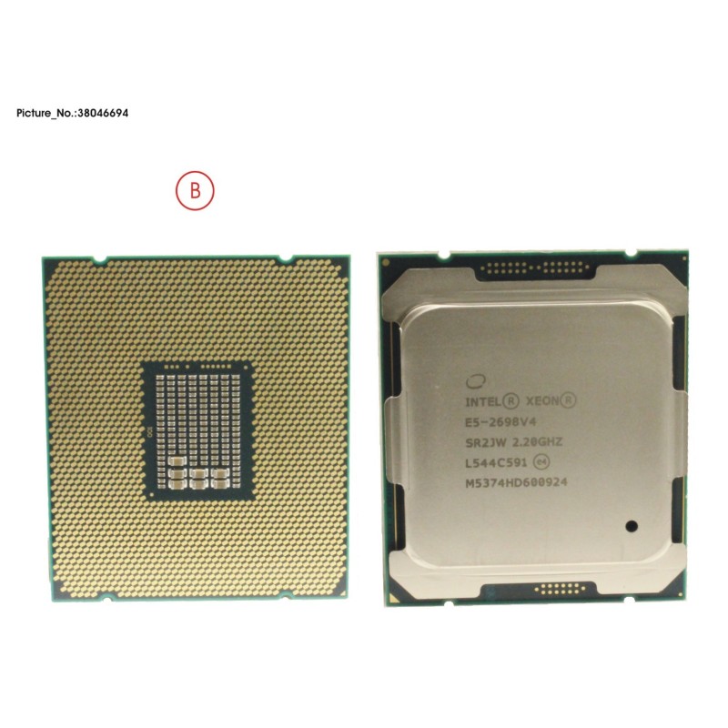 38046694 - CPU XEON E5-2698V4 2.2GHZ 135W