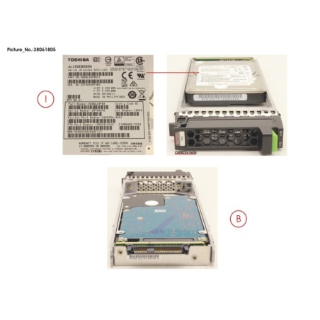 38061805 - DX S3.S4 HD DRIVE 2.5  600GB 10K