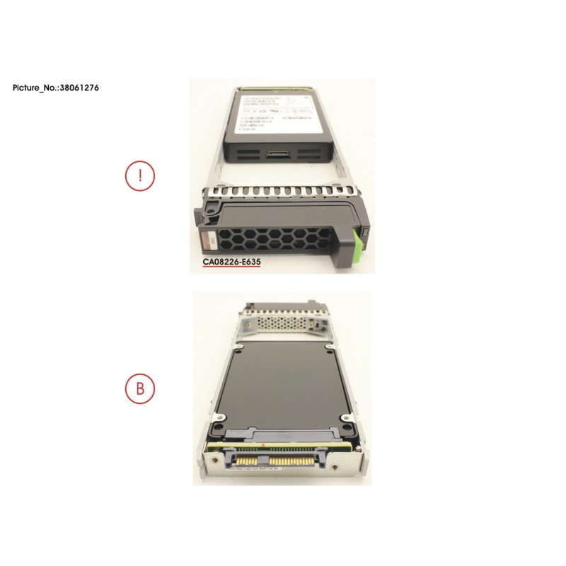 38061276 - DX S3.S4 SSD SAS 2.5  1.92TB 12G